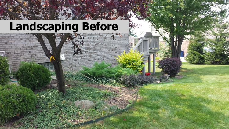 Landscaping Oakland Twp MI Before